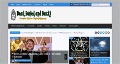 Desktop Screenshot of deadburiedandback.com